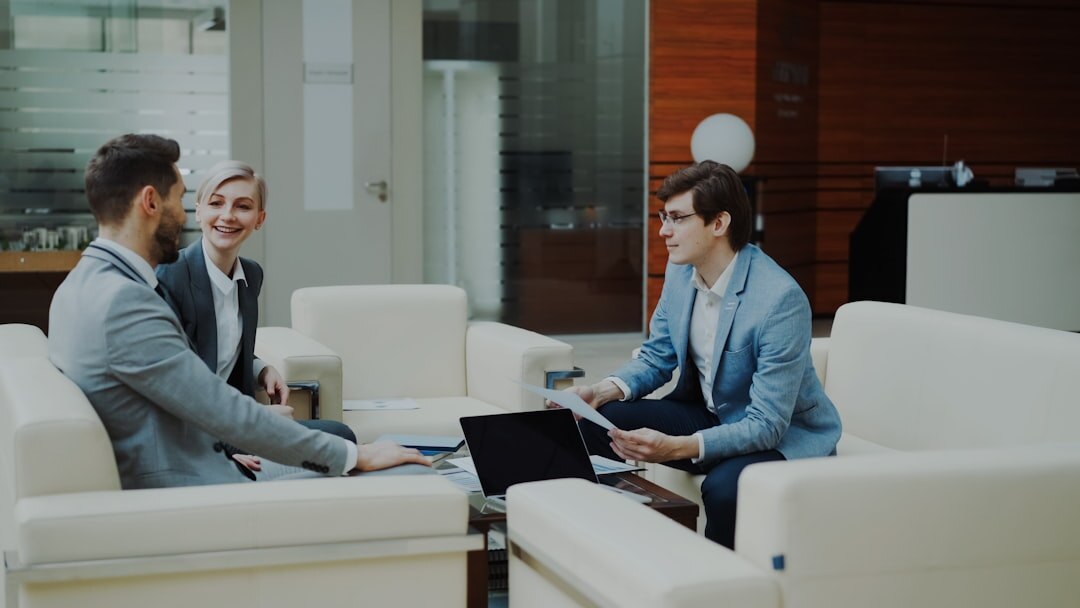 business meeting with charts