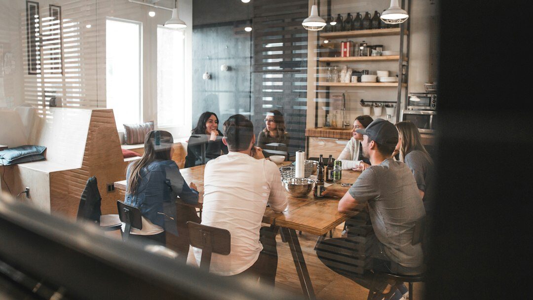 corporate team meeting